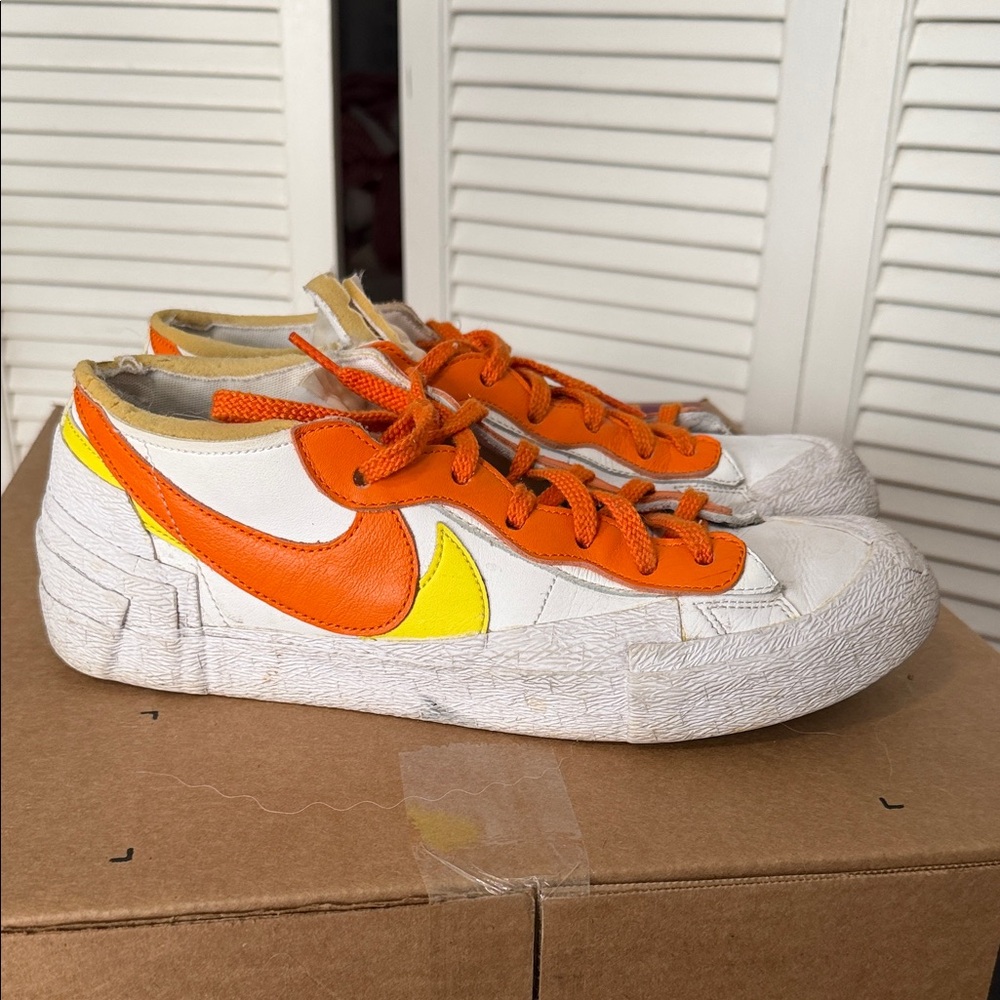 Nike Blazer Low sacai White Magma Orange